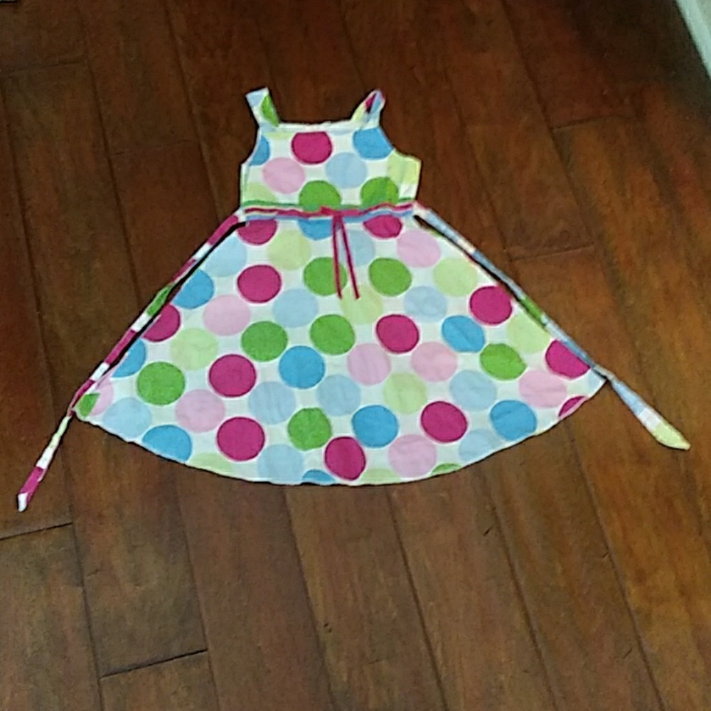 Bonnie Jean size 8 polka dot dress